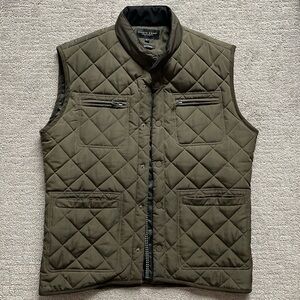 Pronto Uomo Olive Quilted Vest